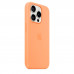 Apple iPhone 15 Pro Max Silicone Case with MagSafe - Orange Sorbet (MT1W3)