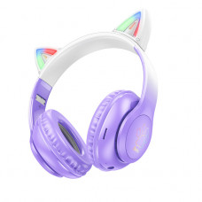 Full Size Wireless Headset Hoco Cat Ear (W42) (violet)