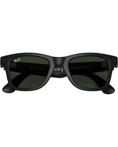 Ray-Ban Meta Wayfarer Standard - Matte Black / Clear to Graphite Green Transitions (RW4006 601S1M 50-22)