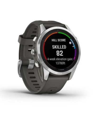 Garmin Fenix 7S Pro Solar Silver w. Graphite Band (010-02776-00/01)