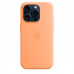 Apple iPhone 15 Pro Max Silicone Case with MagSafe - Orange Sorbet (MT1W3)