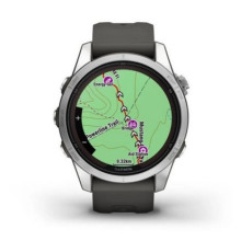Garmin Fenix 7S Pro Solar Silver w. Graphite Band (010-02776-00/01)