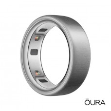 Oura Ring 4 Brushed Silver Size 8 (JZ90-54220-08)