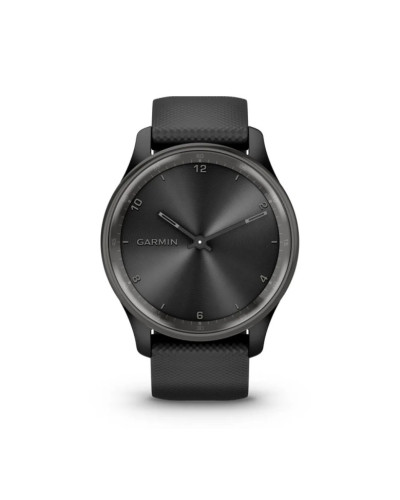 Garmin Vivomove Trend Slate S. Steel Bezel with Black Case and S. Band (010-02665-00)