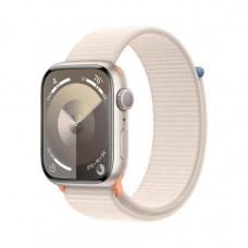 Apple Watch Series 9 GPS + Cellular 41mm Starlight Alu. Case w. Starlight S. Loop (MRHQ3)