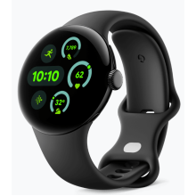 Google Pixel Watch 3 41 mm LTE Matte Black Aluminum Case/Obsidian Active Band