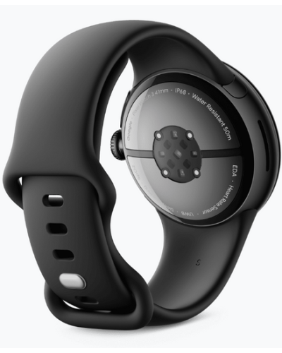 Google Pixel Watch 3 41 mm LTE Matte Black Aluminum Case/Obsidian Active Band