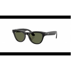 Ray-Ban Skyler Shiny Black Frame/Green Lenses (RW4010 601/9A 52)