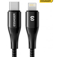 DataCable Essager 29W (TypeC=>Lightning) Black (EXCTL-SY01-P)