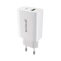 МЗП Proove to 1*USB+1*TypeC RPA (20W) white WCRP20110002