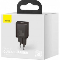 Мережевий зарядний пристрій Baseus Super Si Quick Charger 20W Sets Black (CCSUP-B01)