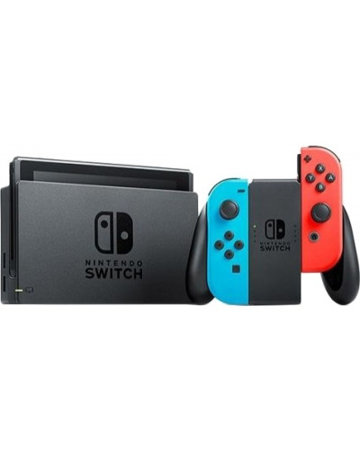 Nintendo Switch with Neon Blue and Neon Red Joy-Con (045496452629)