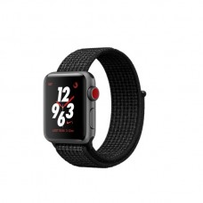 Apple Watch Nike + Series 3 (GPS + Cellular) 38mm Space Gray Aluminum w. Black / Pure PlatinumSport L. (MQL82)