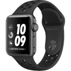 Apple Watch Nike+ Series 3 (GPS) 38mm Space Gray Aluminum w. Anthracite/BlackSport B. (MQKY2)