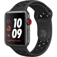 Apple Watch Nike + Series 3 (GPS + Cellular) 42mm Space Gray Aluminum Case with Anthracite / Black Nike Sport Band (MQMF2)